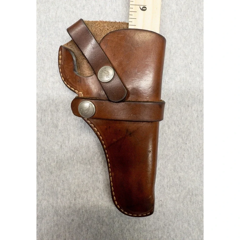 Vtg Hunter 1100G-17‎ Brown Leather Holster Hunting Shooting Sports Tactical